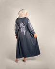 Moonlight Embroidery Detailed Side Tie Dress