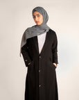 Nightfall Decorative Button Front Abaya