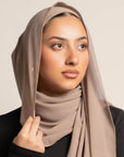 Spark Pretty Full Coverage Chiffon Hijab With Matching Undercap