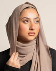 Spark Pretty Full Coverage Chiffon Hijab With Matching Undercap