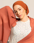Spark Pretty Full Coverage Chiffon Hijab With Matching Undercap