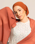 Spark Pretty Full Coverage Chiffon Hijab With Matching Undercap