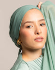 Spark Pretty Full Coverage Chiffon Hijab With Matching Undercap