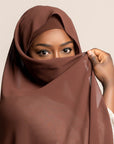 Spark Pretty Full Coverage Chiffon Hijab With Matching Undercap