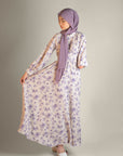 Love Potion Floral Print Waist Belt Dress
