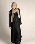 Fairy Tale Crystal Embellished Border Abaya