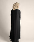 Fairy Tale Crystal Embellished Border Abaya