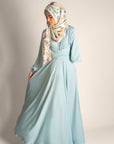 Diva Queen Hip Wrap Detail Flowy Dress