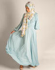 Diva Queen Hip Wrap Detail Flowy Dress