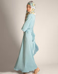 Diva Queen Hip Wrap Detail Flowy Dress