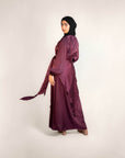 Luxury Lady Tie Waist Satin Dress