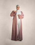 Royal Touch Pearl Embellished Sleeve Abaya