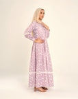 Suri lilac floral dress