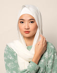 Spark Pretty Full Coverage Chiffon Hijab With Matching Undercap
