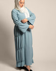 Long Sleeve Abaya Maxi Dress