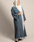 Open Front Abaya Dress 