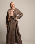 Sunshine Full Button Closure Dress