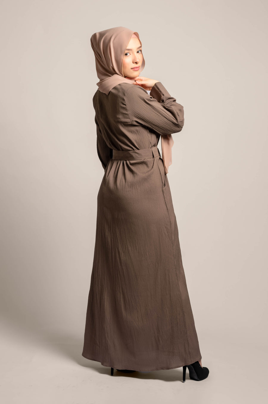 Fashionable Bow Sleeve Abaya