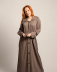 Sunshine Full Button Closure Dress