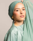 Spark Pretty Full Coverage Chiffon Hijab With Matching Undercap