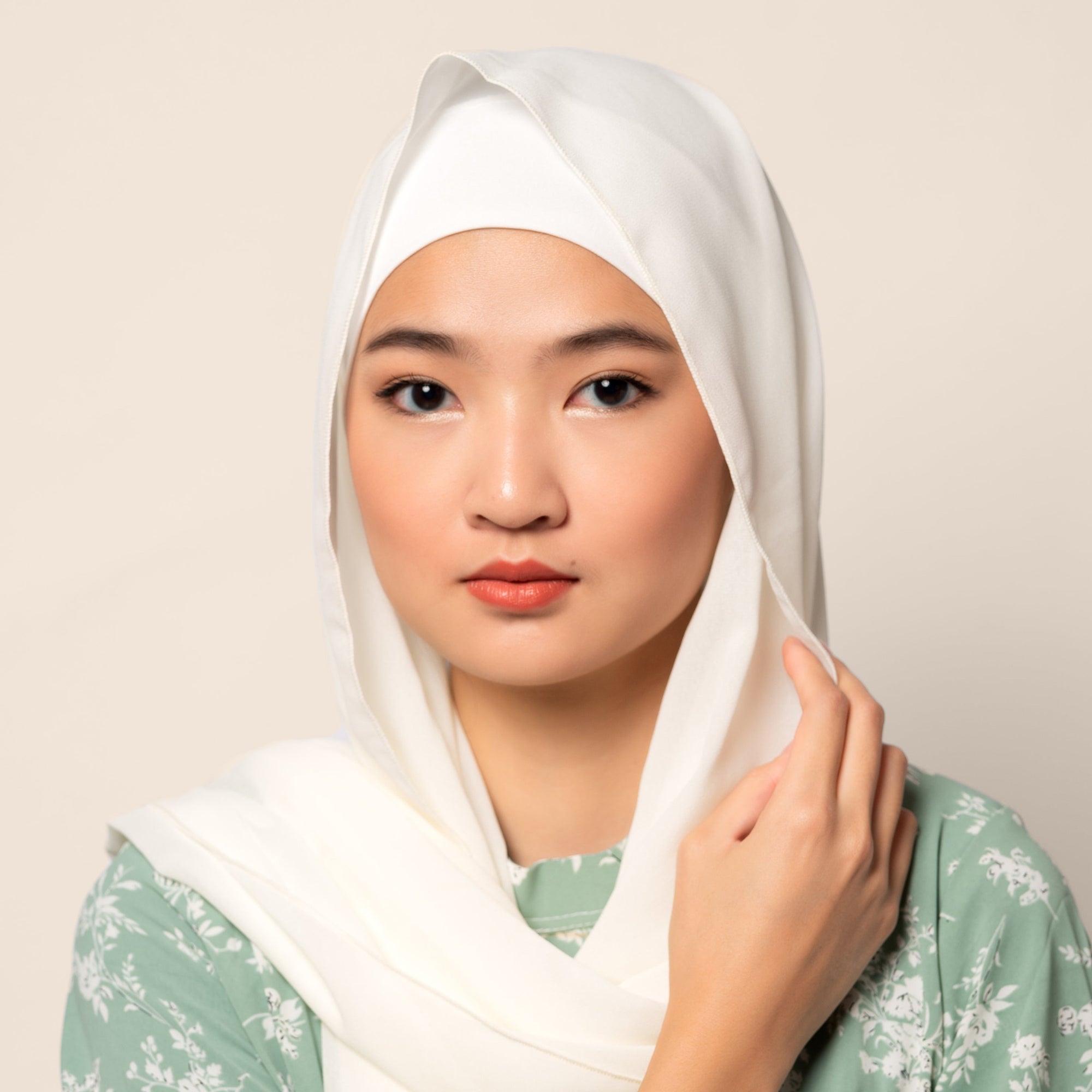 Spark Pretty Full Coverage Chiffon Hijab With Matching Undercap