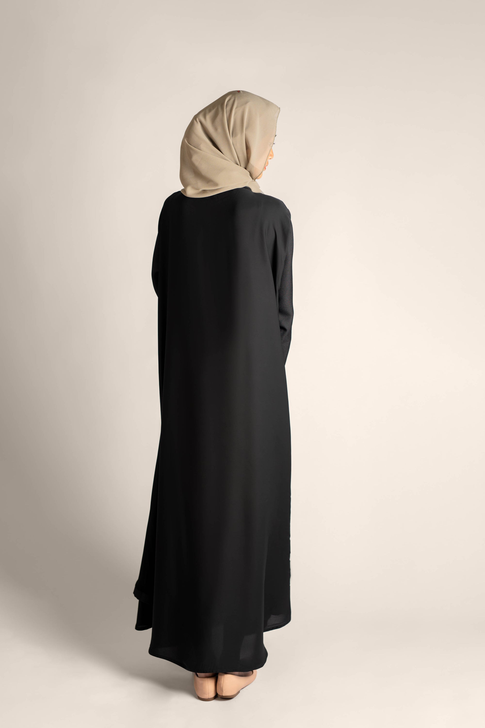 Fairy Tale Crystal Embellished Border Abaya 