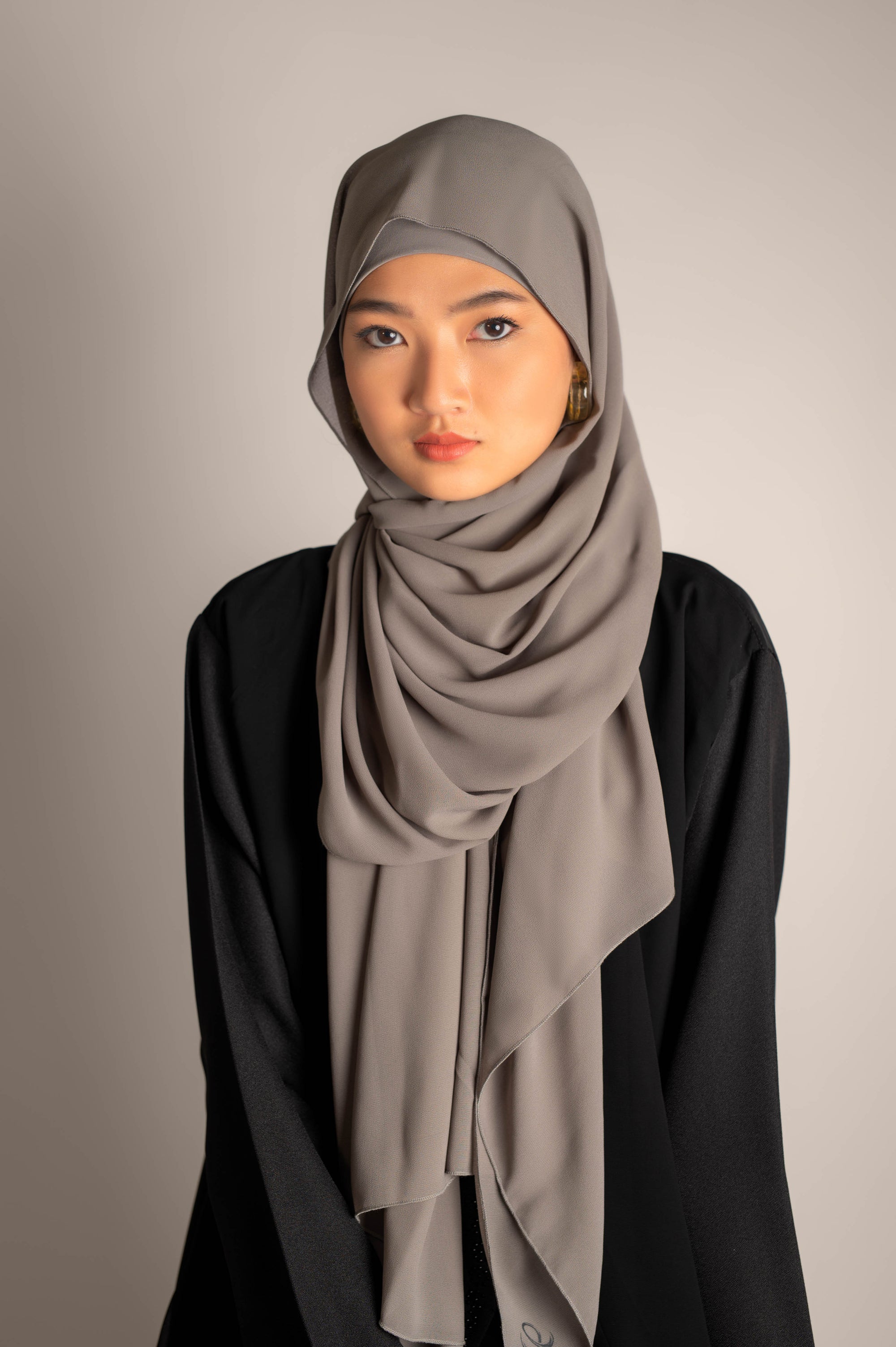 Spark Pretty Full Coverage Chiffon Hijab With Matching Undercap
