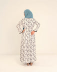 Mizna blue abstract dress