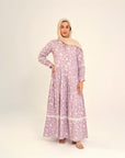 Suri lilac floral dress