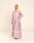 Suri lilac floral dress