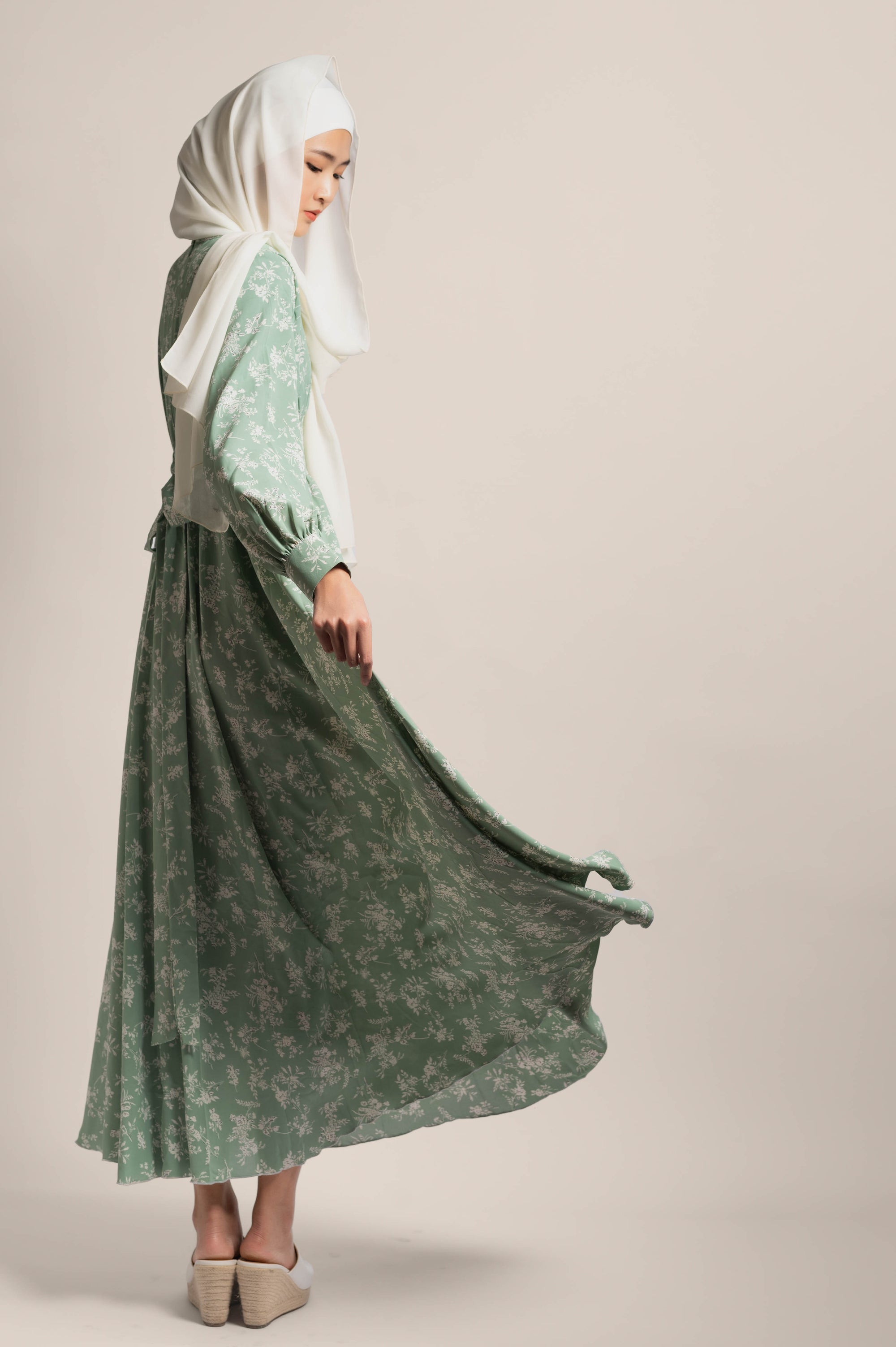 High Neck Dress