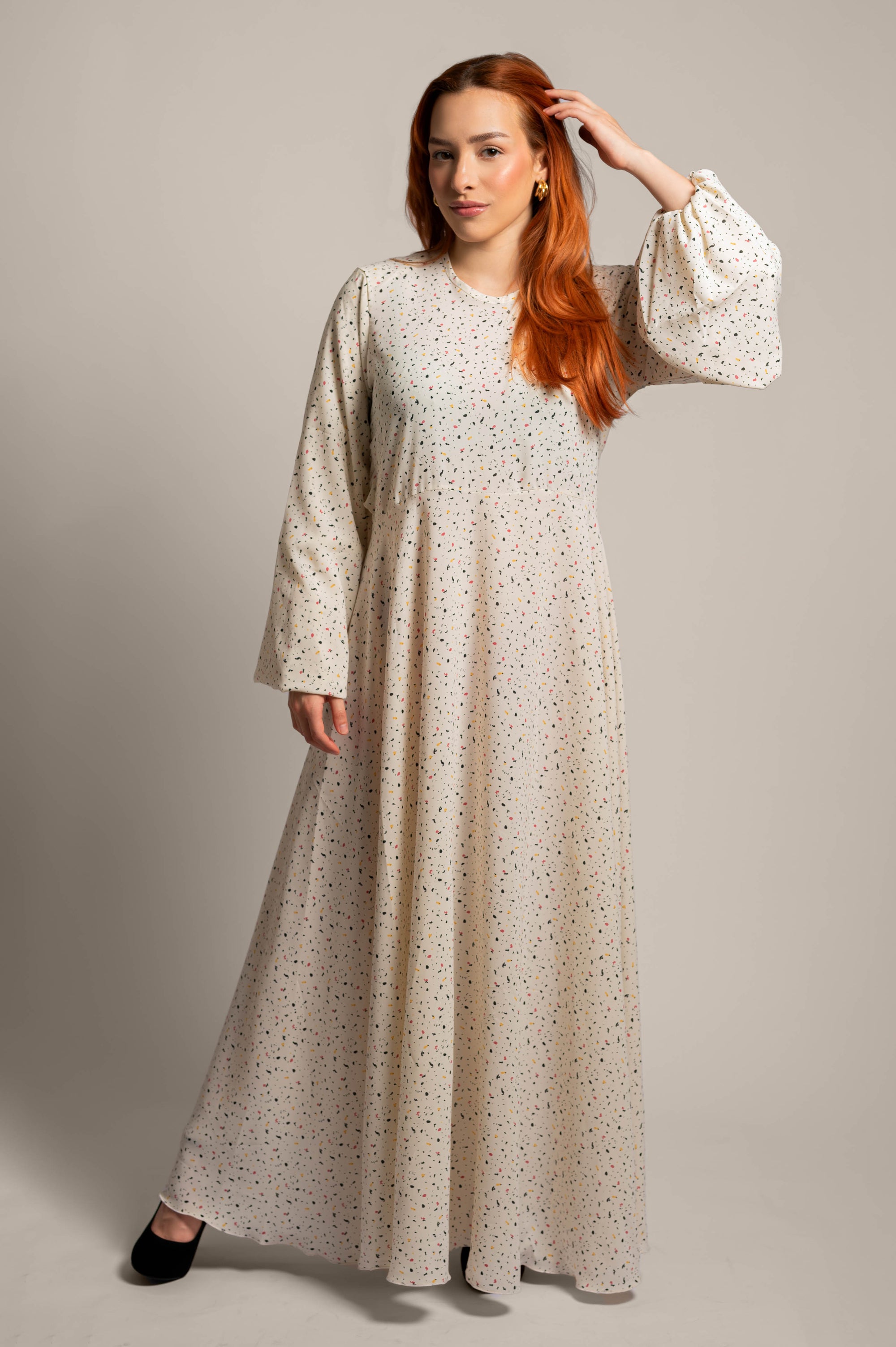 Trendy Round Neck Dress 