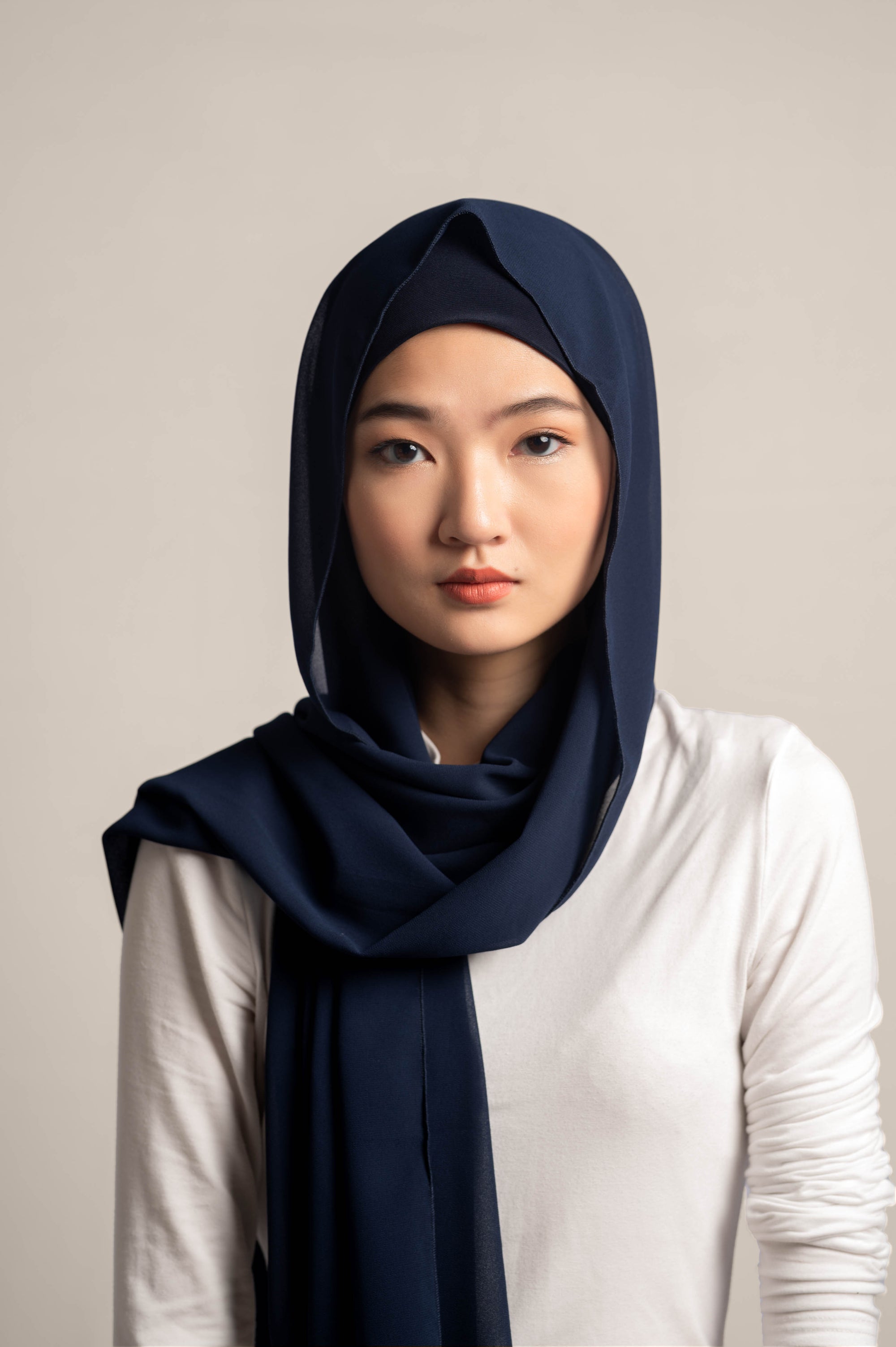 Spark Pretty Full Coverage Chiffon Hijab With Matching Undercap